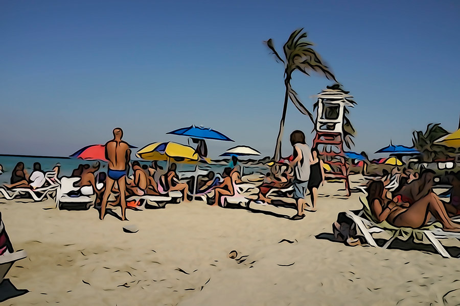 Playa, photo effect in camera